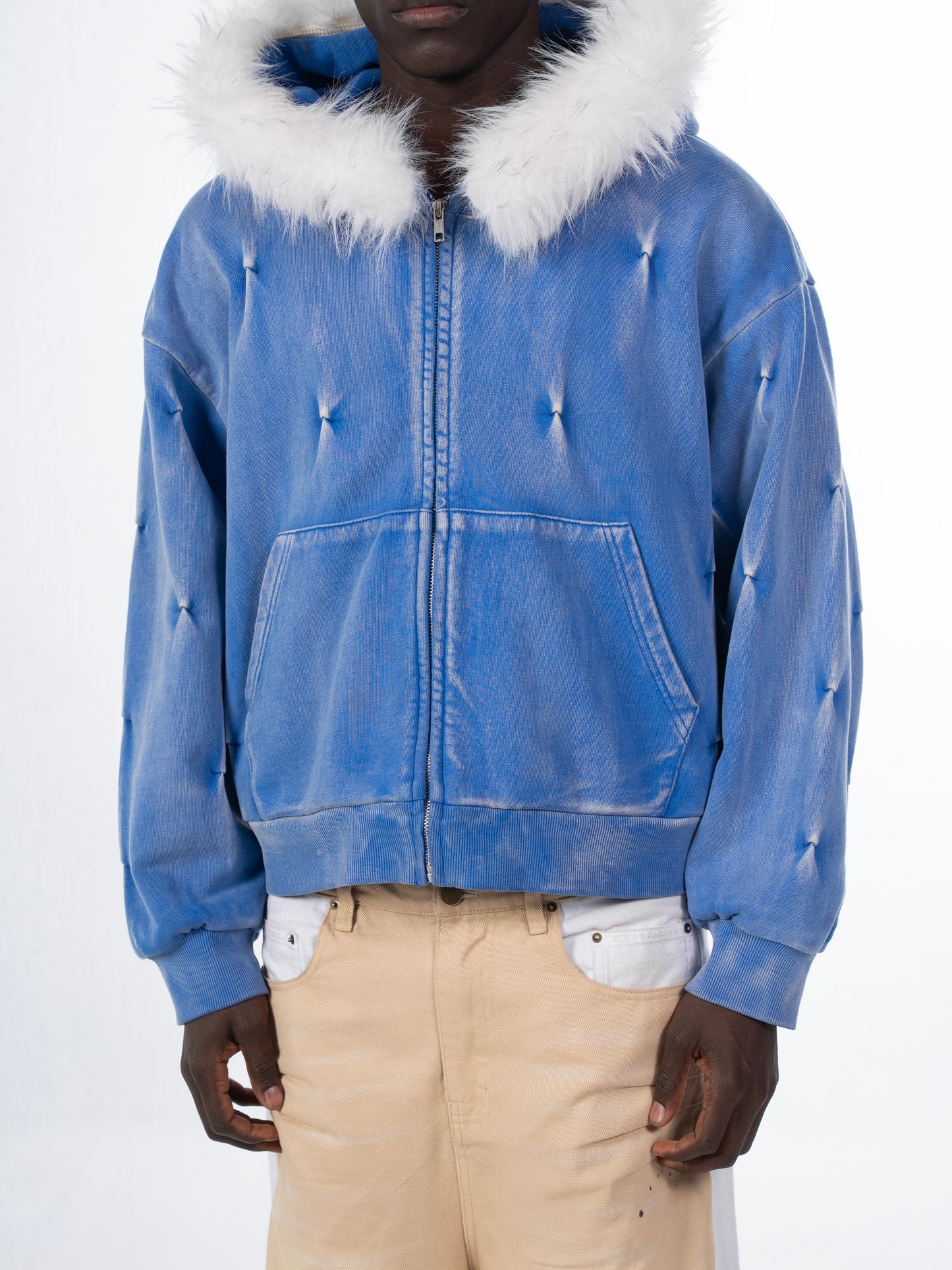 Mars Blue Pinched Jacket
