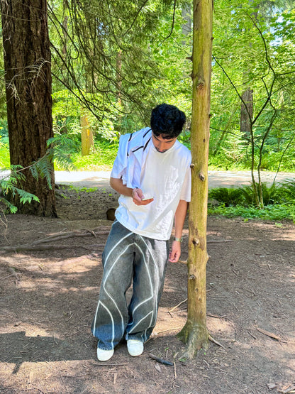 PATHS GRAY DENIM